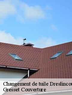 Changement de tuile dreslincourt-60170 Gresset Couverture