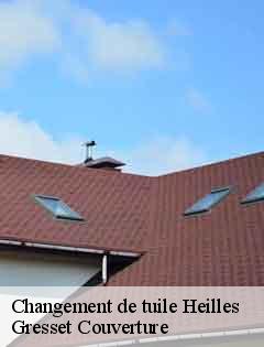 Changement de tuile  heilles-60250 Gresset Couverture