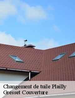 Changement de tuile  plailly-60128 Gresset Couverture