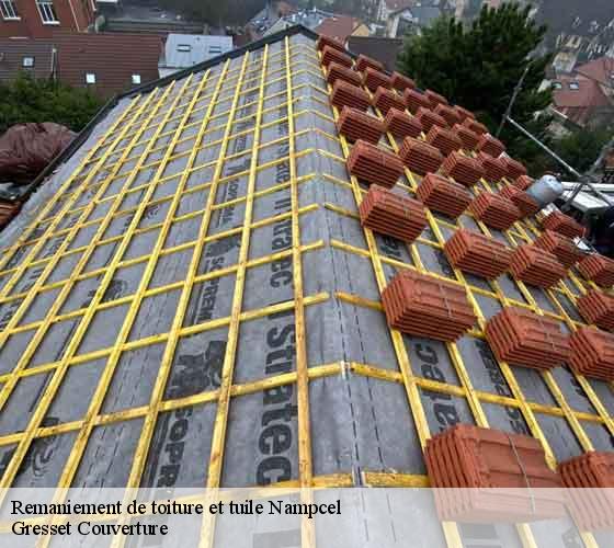 Remaniement de toiture et tuile  nampcel-60400 Gresset Couverture