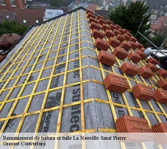 Remaniement de toiture et tuile la-neuville-saint-pierre-60480 Gresset Couverture