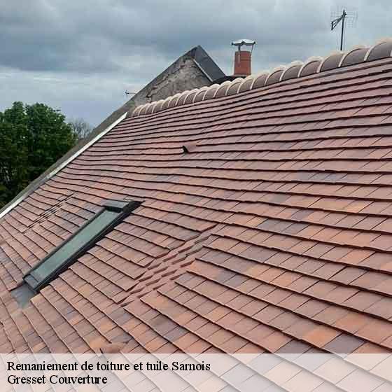 Remaniement de toiture et tuile  sarnois-60210 Gresset Couverture