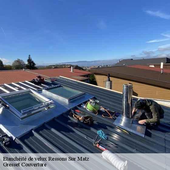 Etanchéité de velux ressons-sur-matz-60490 Gresset Couverture