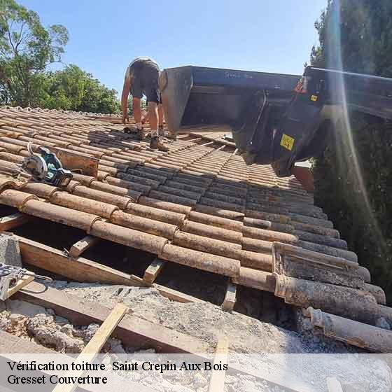 Vérification toiture   saint-crepin-aux-bois-60170 Gresset Couverture