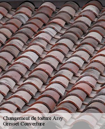 Changement de toiture arsy-60190 Gresset Couverture