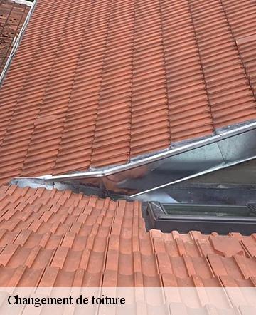 Changement de toiture  campagne-60640 Gresset Couverture