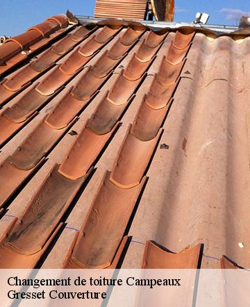 Changement de toiture campeaux-60220 Gresset Couverture