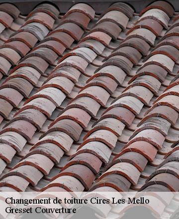Changement de toiture cires-les-mello-60660 Gresset Couverture