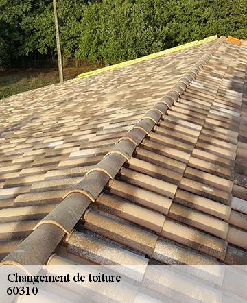Changement de toiture dives-60310 Gresset Couverture