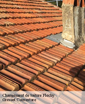 Changement de toiture flechy-60120 Gresset Couverture
