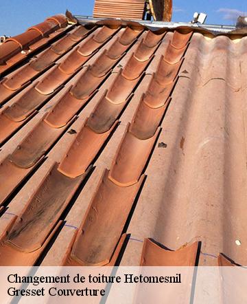 Changement de toiture  hetomesnil-60360 Gresset Couverture