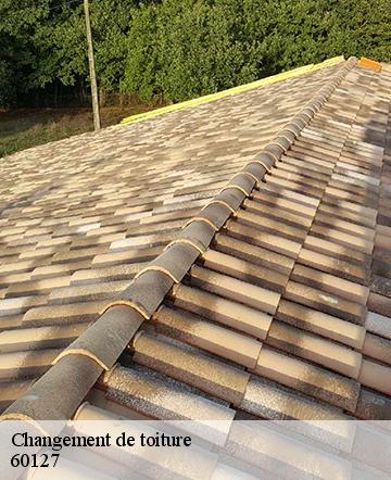 Changement de toiture  morienval-60127 Gresset Couverture