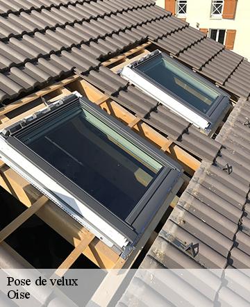 Pose de velux Oise 