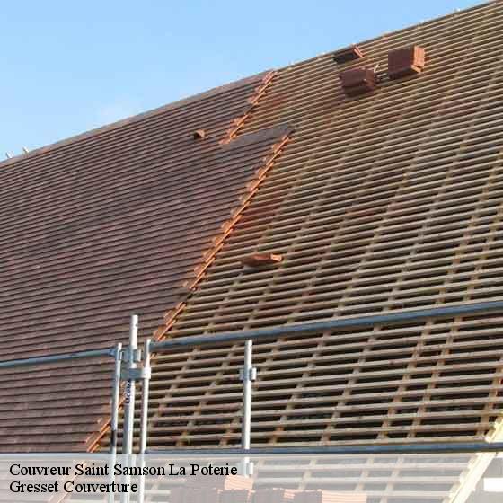 Couvreur  saint-samson-la-poterie-60220 Gresset Couverture