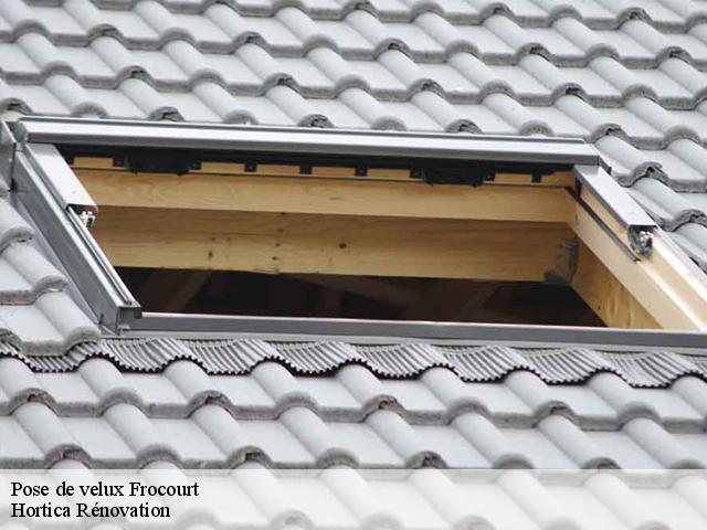 Pose de velux  frocourt-60000 Weslay couverture