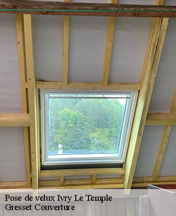 Pose de velux ivry-le-temple-60173 Gresset Couverture