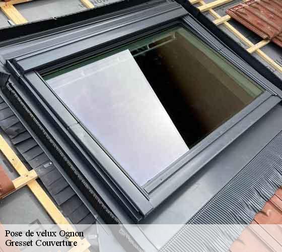 Pose de velux  ognon-60810 Gresset Couverture