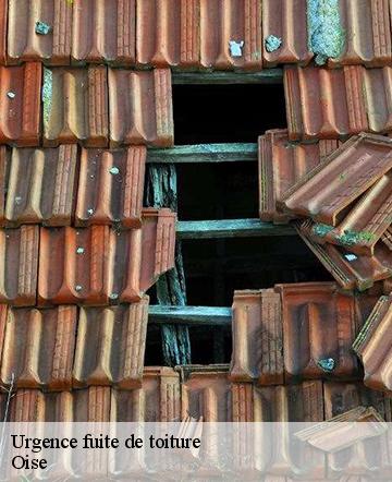 Urgence fuite de toiture Oise