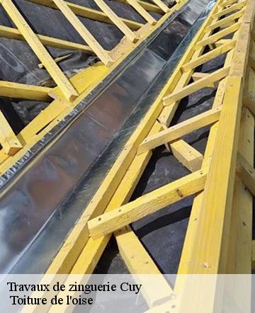 Travaux de zinguerie cuy-60310 Weslay couverture