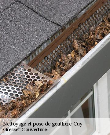 Nettoyage et pose de gouttière  cuy-60310 Gresset Couverture