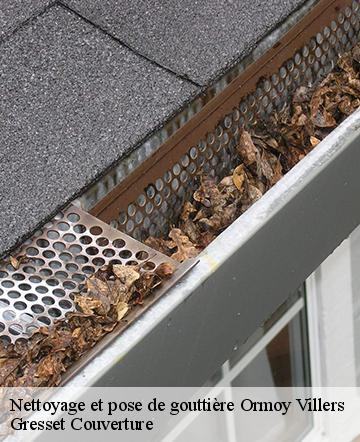 Nettoyage et pose de gouttière  ormoy-villers-60800 Gresset Couverture