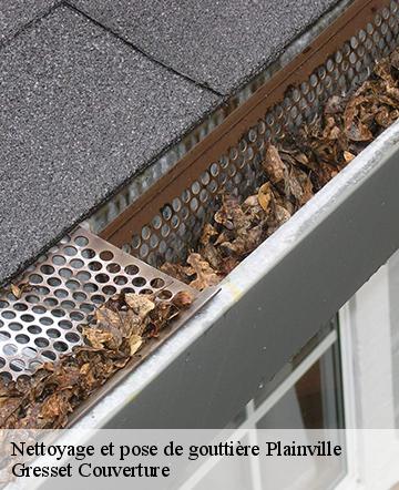 Nettoyage et pose de gouttière plainville-60120 Gresset Couverture
