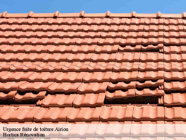 Urgence fuite de toiture  airion-60600 Hortica Rénovation