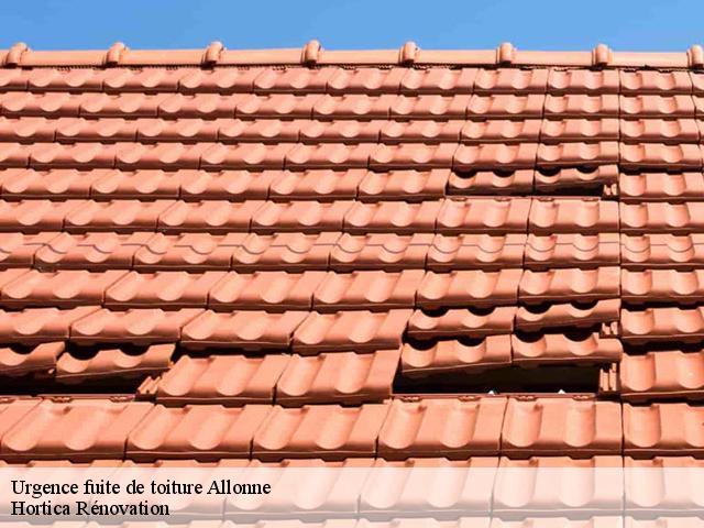 Urgence fuite de toiture  allonne-60000 Hortica Rénovation