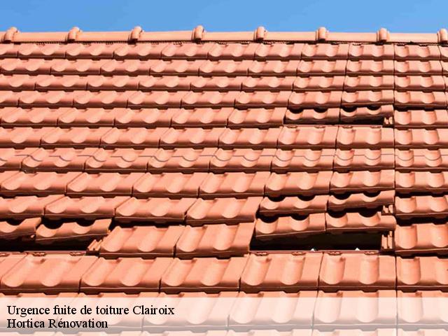Urgence fuite de toiture  clairoix-60200 Hortica Rénovation