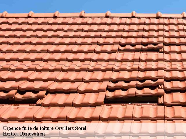 Urgence fuite de toiture  orvillers-sorel-60490 Hortica Rénovation